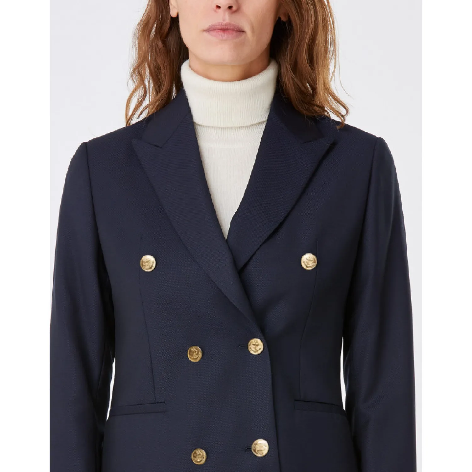 Femme Bruce Field Blazer Caroline croisé pure laine à boutons dorés