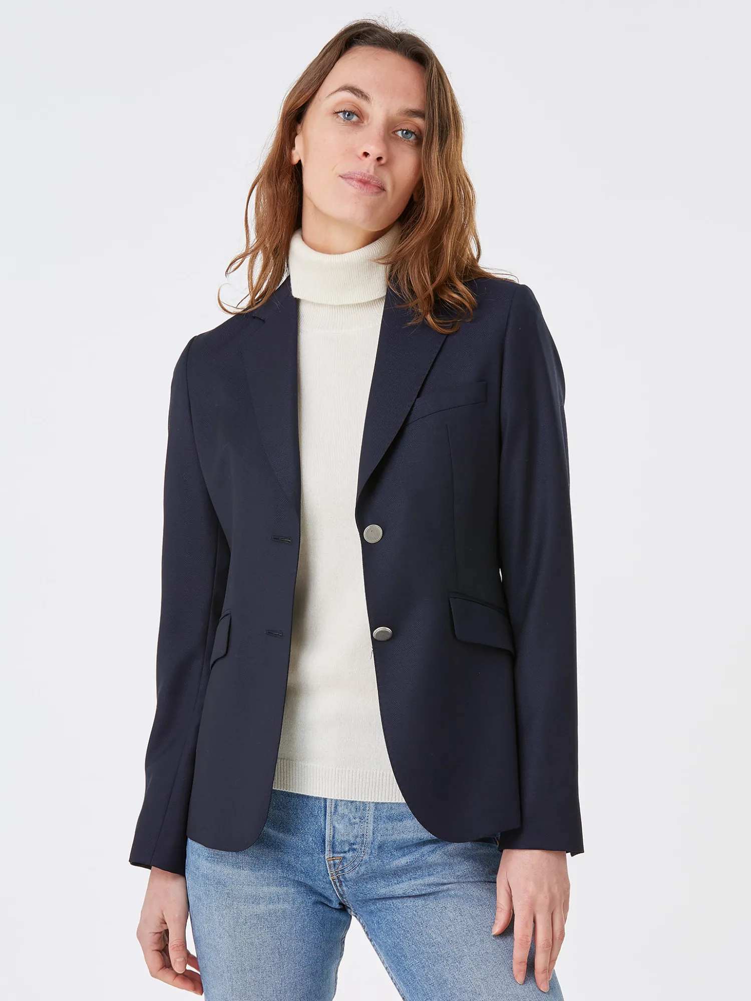 blazer_daniela_natt_pure_laine__boutons_dors_2.webp Femme Bruce Field Blazer Daniela natté pure laine à boutons dorés