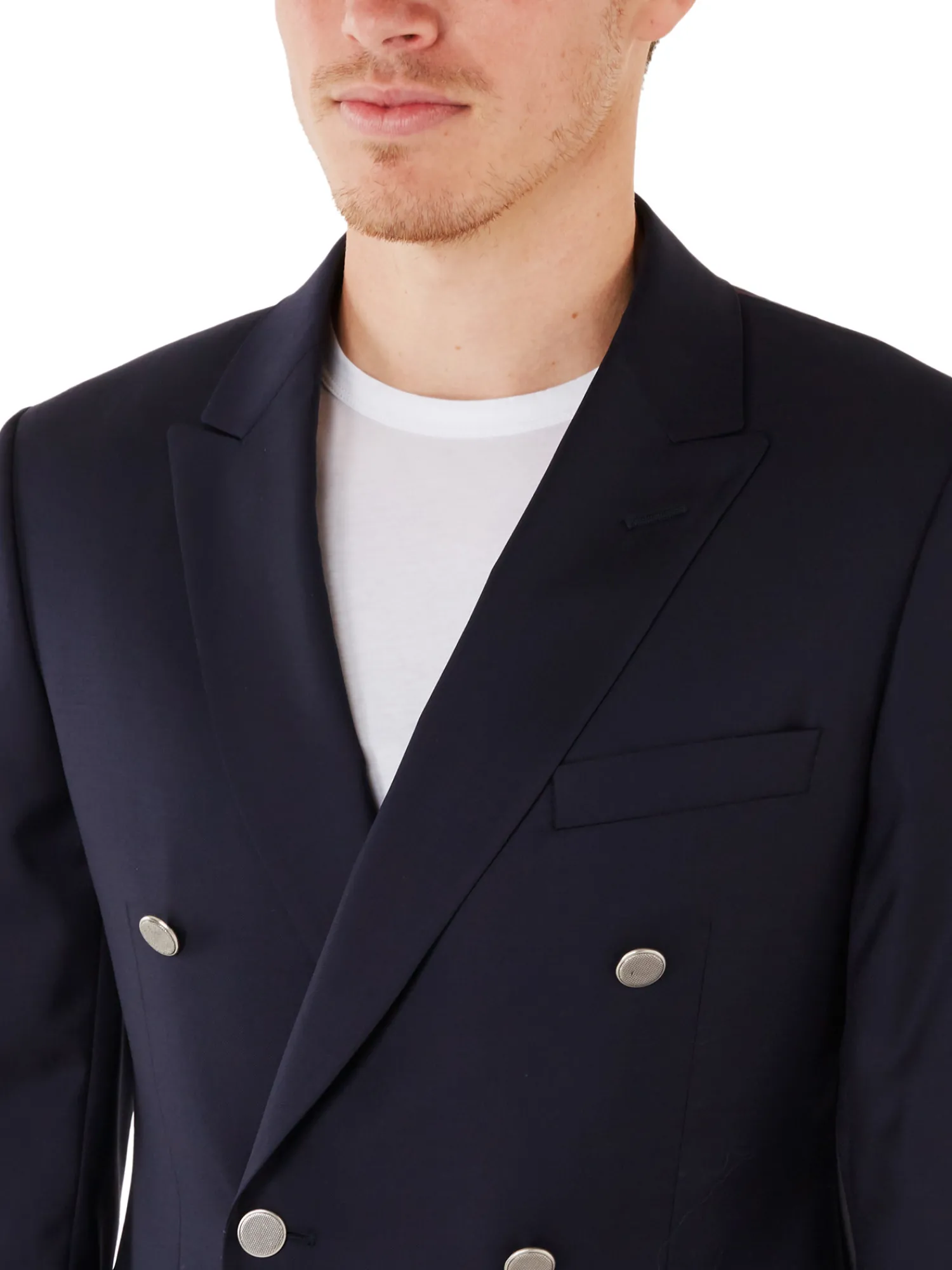 blazer_mathias_crois_pure_laine_boutons_argents_2.webp Homme Bruce Field Blazer Mathias croisé pure laine boutons argentés