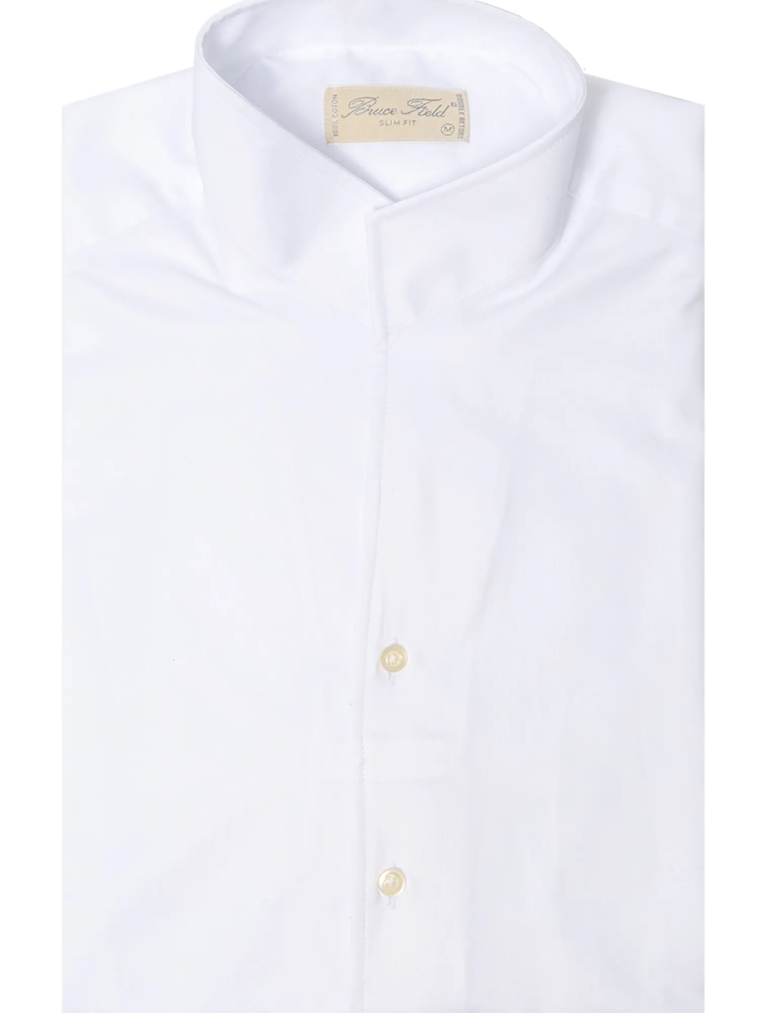 Homme Bruce Field Chemise Aldo coupe droite à col montant en pur coton Palma