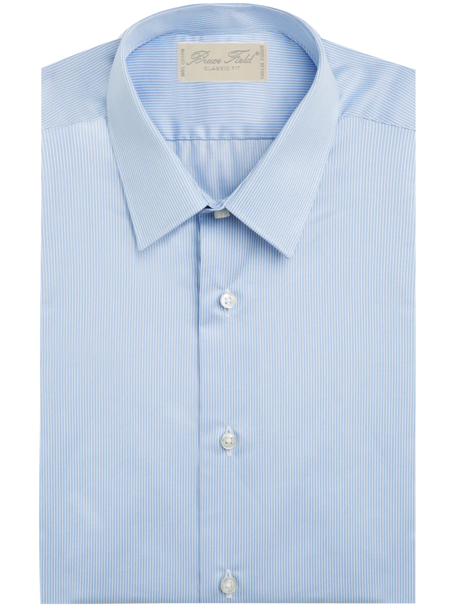 Homme Bruce Field Chemise Alexian coupe classique pur coton à fines rayures Lausanne