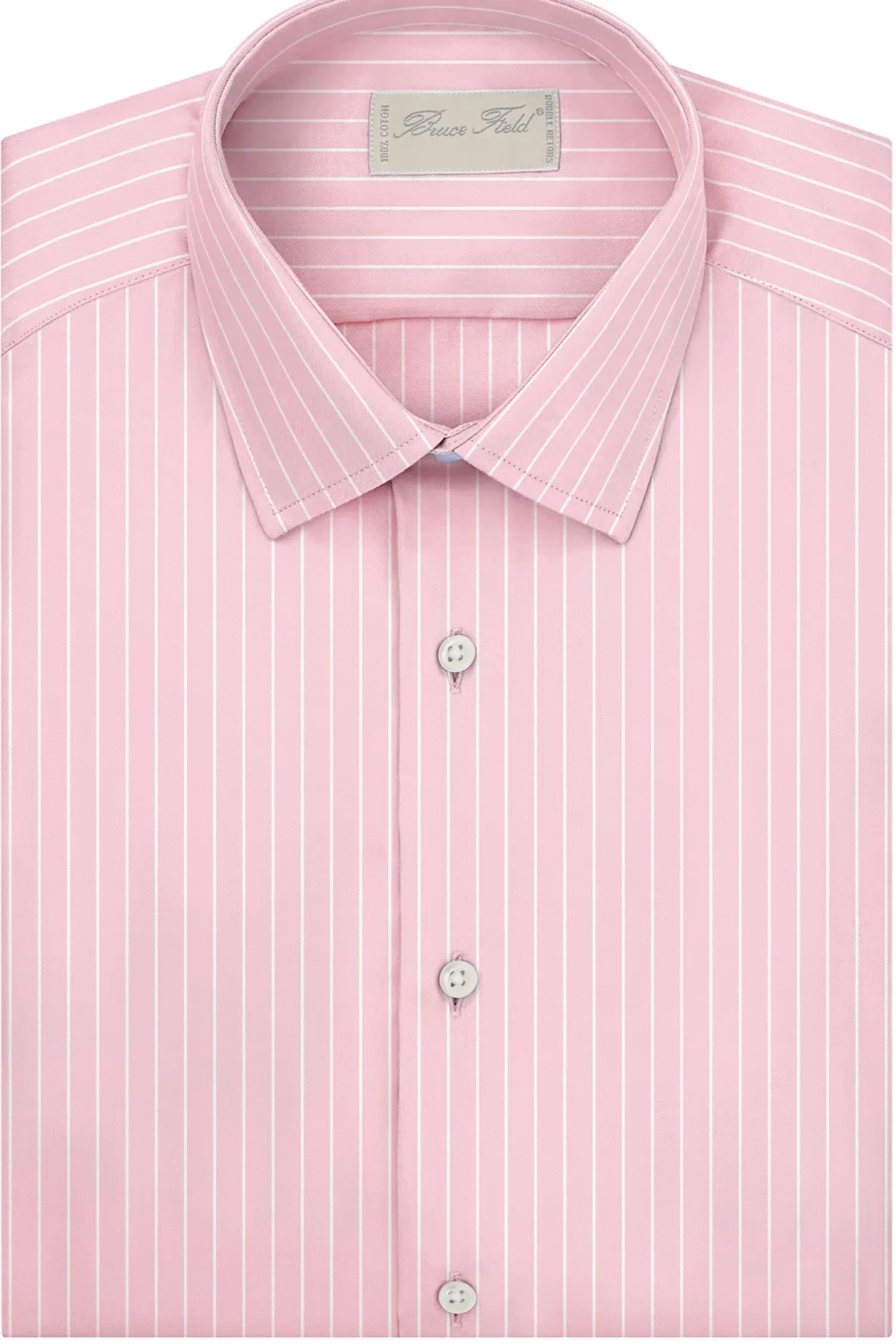 Homme Bruce Field Chemise Benton cintrée en pur coton à rayures blanches Dallas