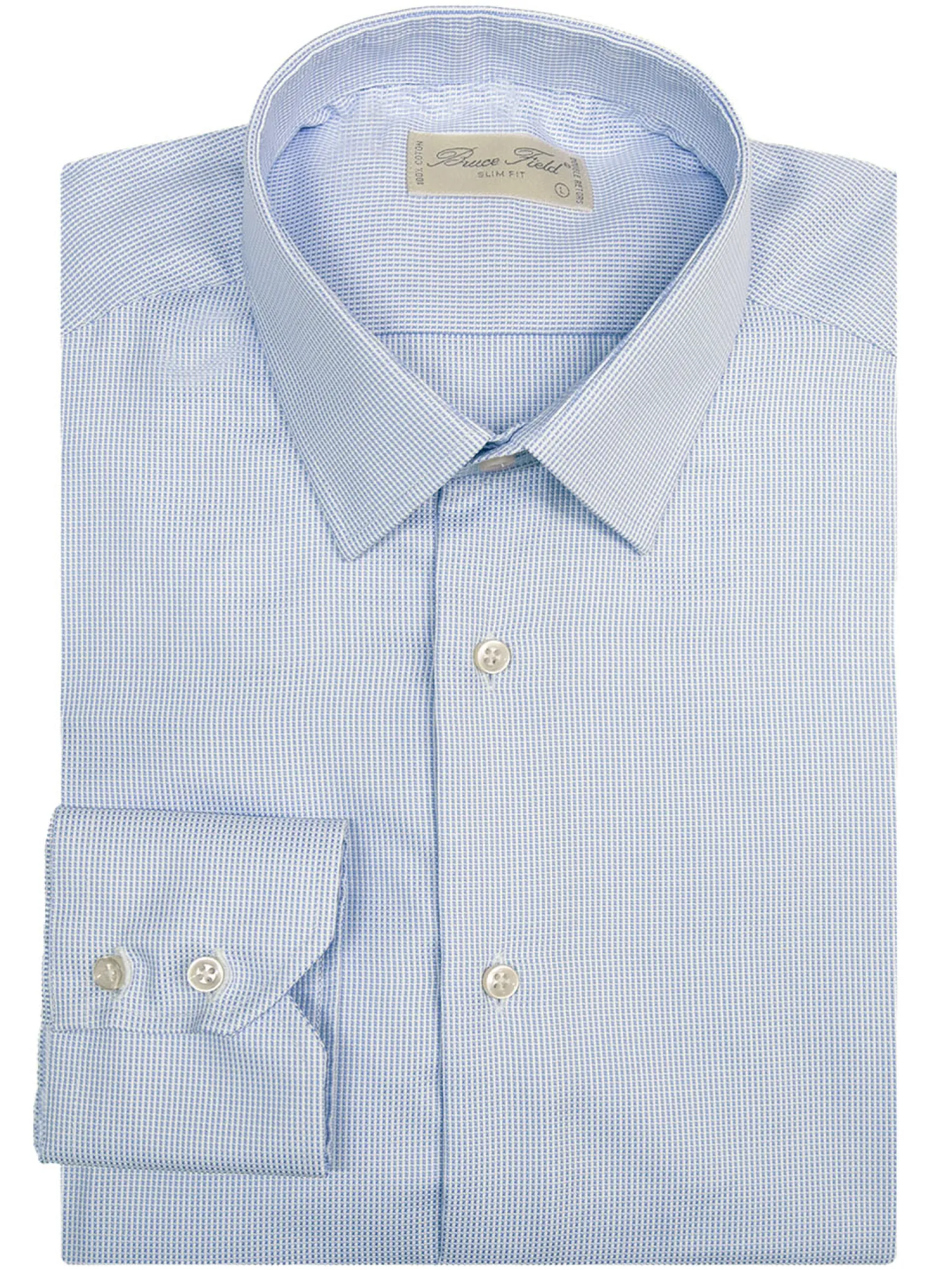 chemise_benton_cintre_pur_coton_piqu_lisbonne_2.webp Homme Bruce Field Chemise Benton cintrée pur coton piqué Lisbonne