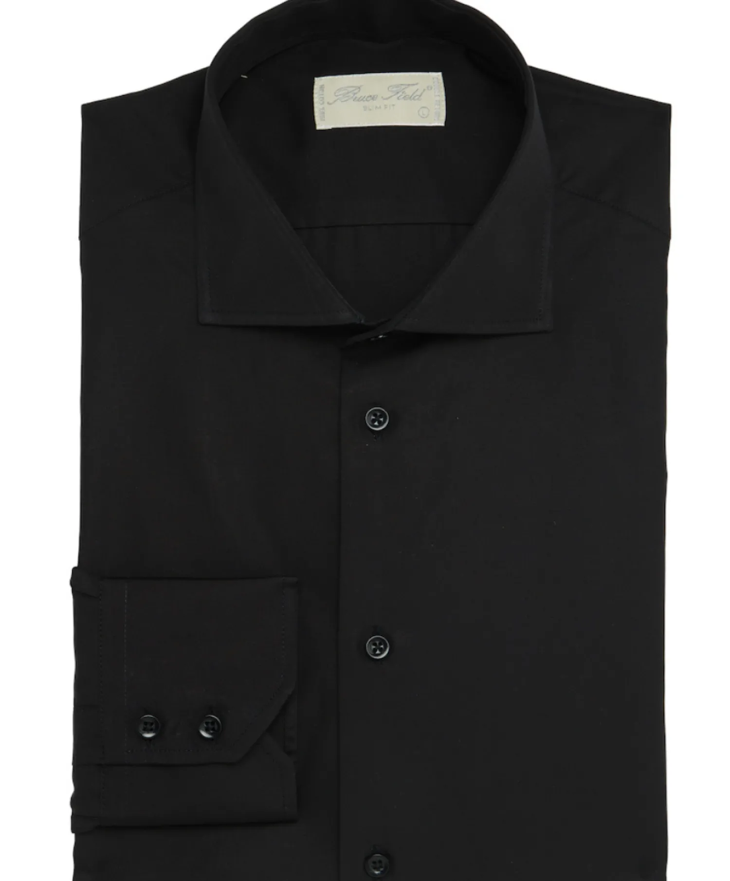 Homme Bruce Field Chemise Paolo cintrée col italien en pur coton Easy Care Non Iron