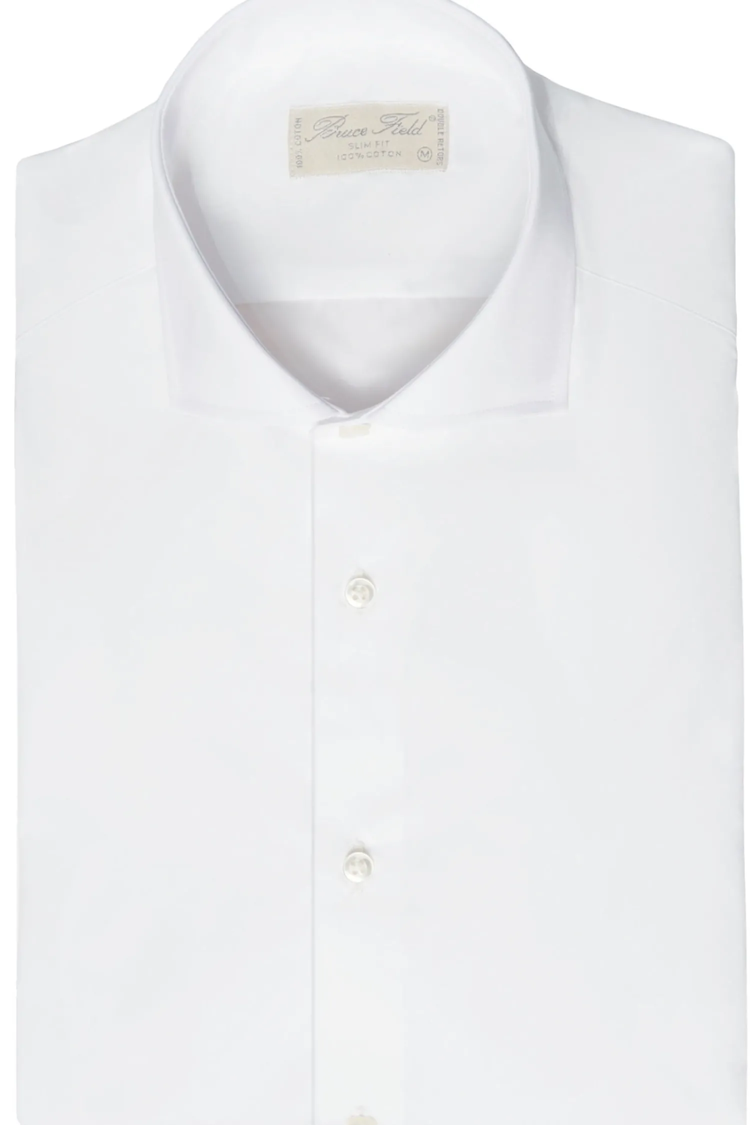 Homme Bruce Field Chemise Paolo cintrée col italien en pur coton Easy Care Non Iron