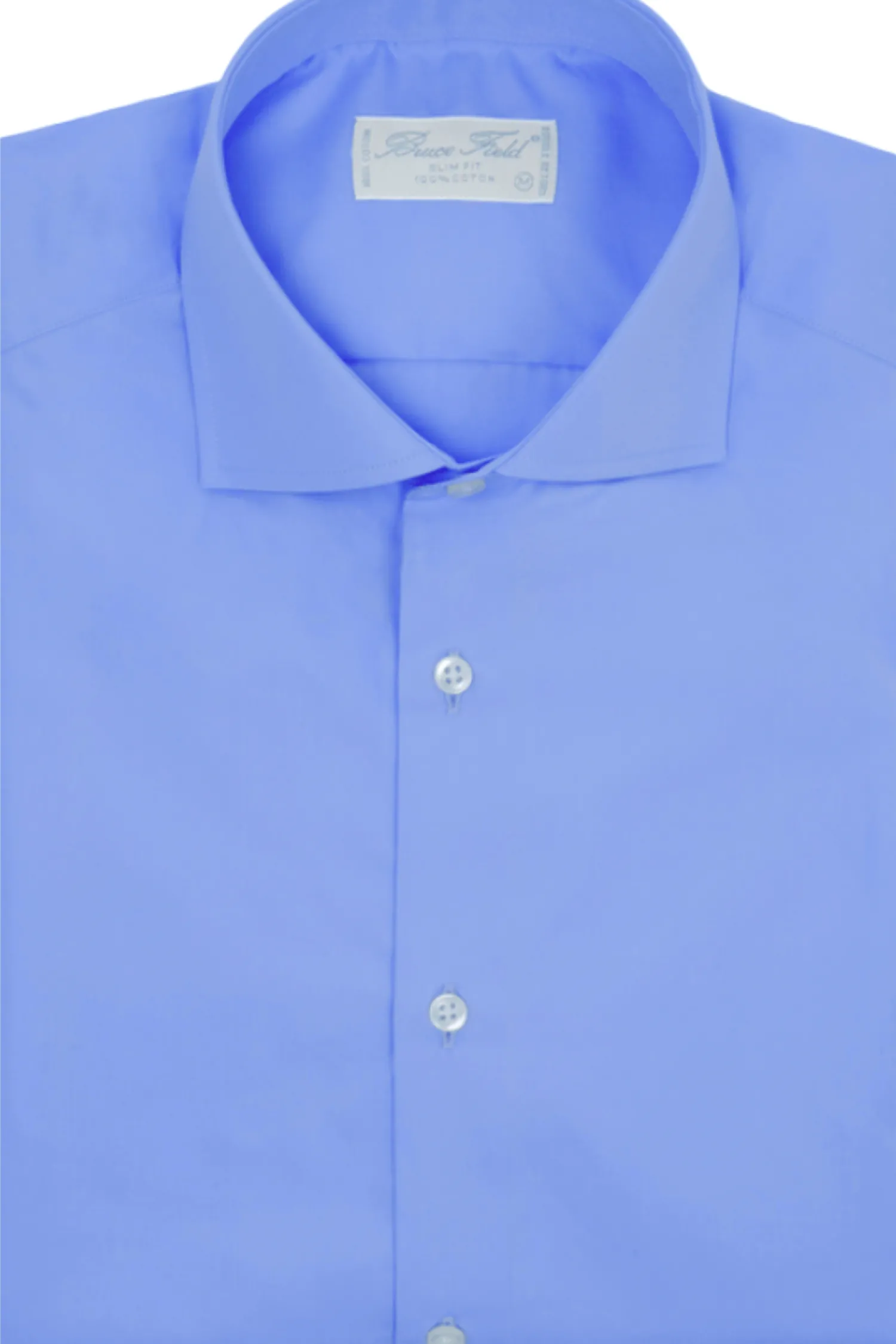 Homme Bruce Field Chemise Paolo cintrée col italien en pur coton Easy Care Non Iron