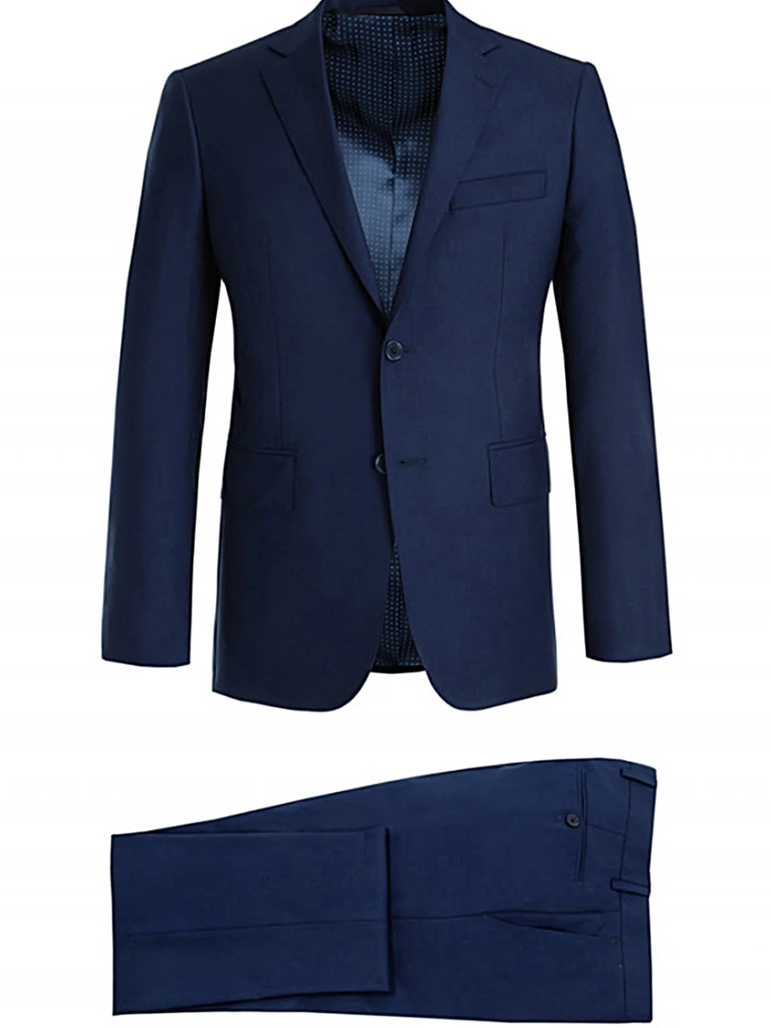 Homme Bruce Field Costume Dario ajusté pure laine Super 110's Vitale Barberis Canonico
