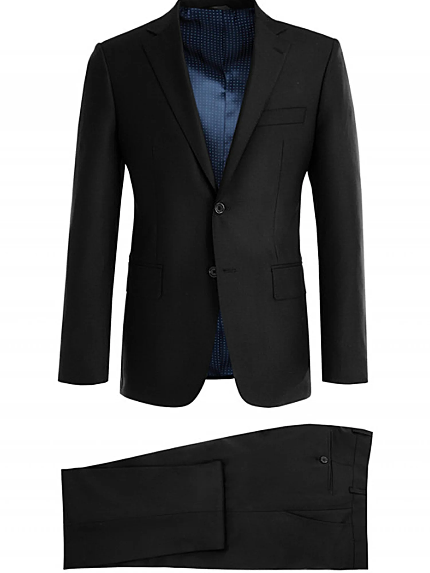 Homme Bruce Field Costume Dario ajusté pure laine Super 110's Vitale Barberis Canonico