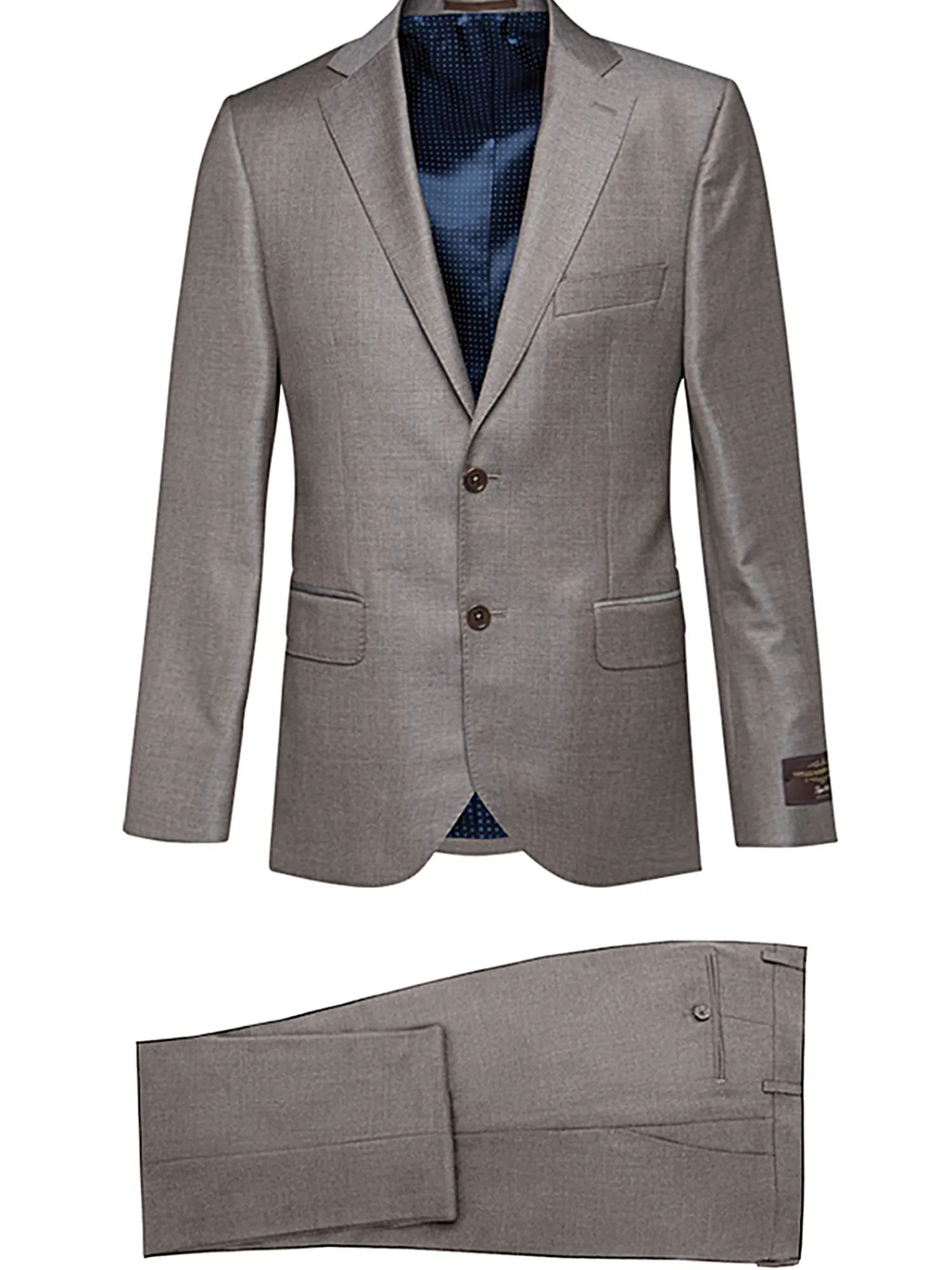 Homme Bruce Field Costume Dario ajusté pure laine Super 110's Vitale Barberis Canonico