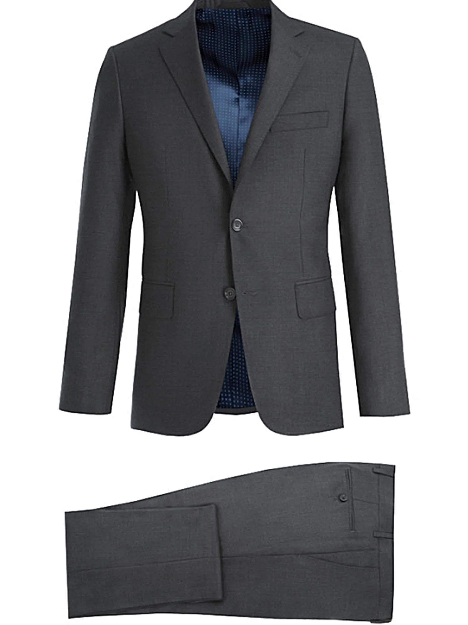 Homme Bruce Field Costume Dario ajusté pure laine Super 110's Vitale Barberis Canonico