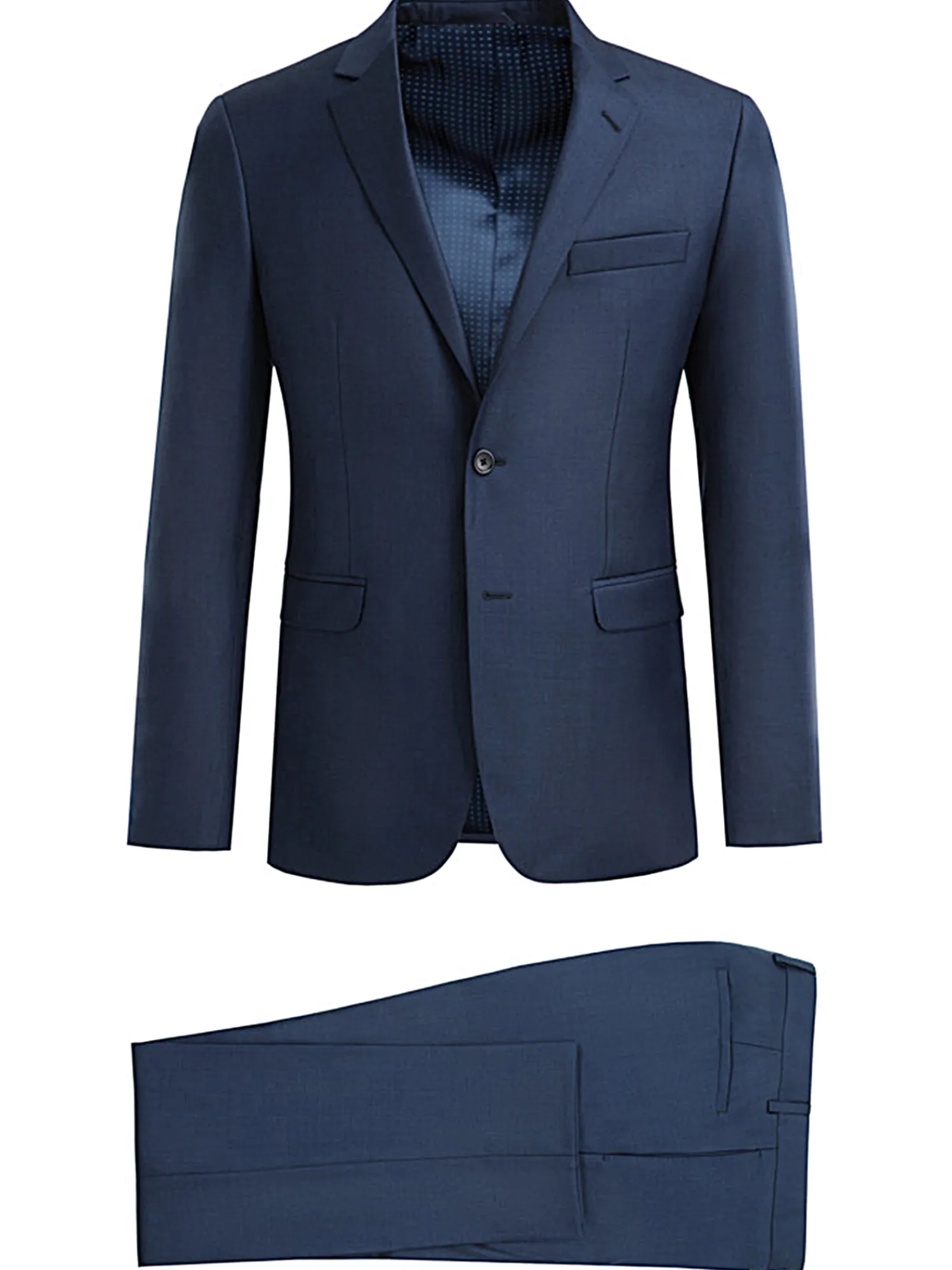 Homme Bruce Field Costume Dario ajusté pure laine Super 110's Vitale Barberis Canonico