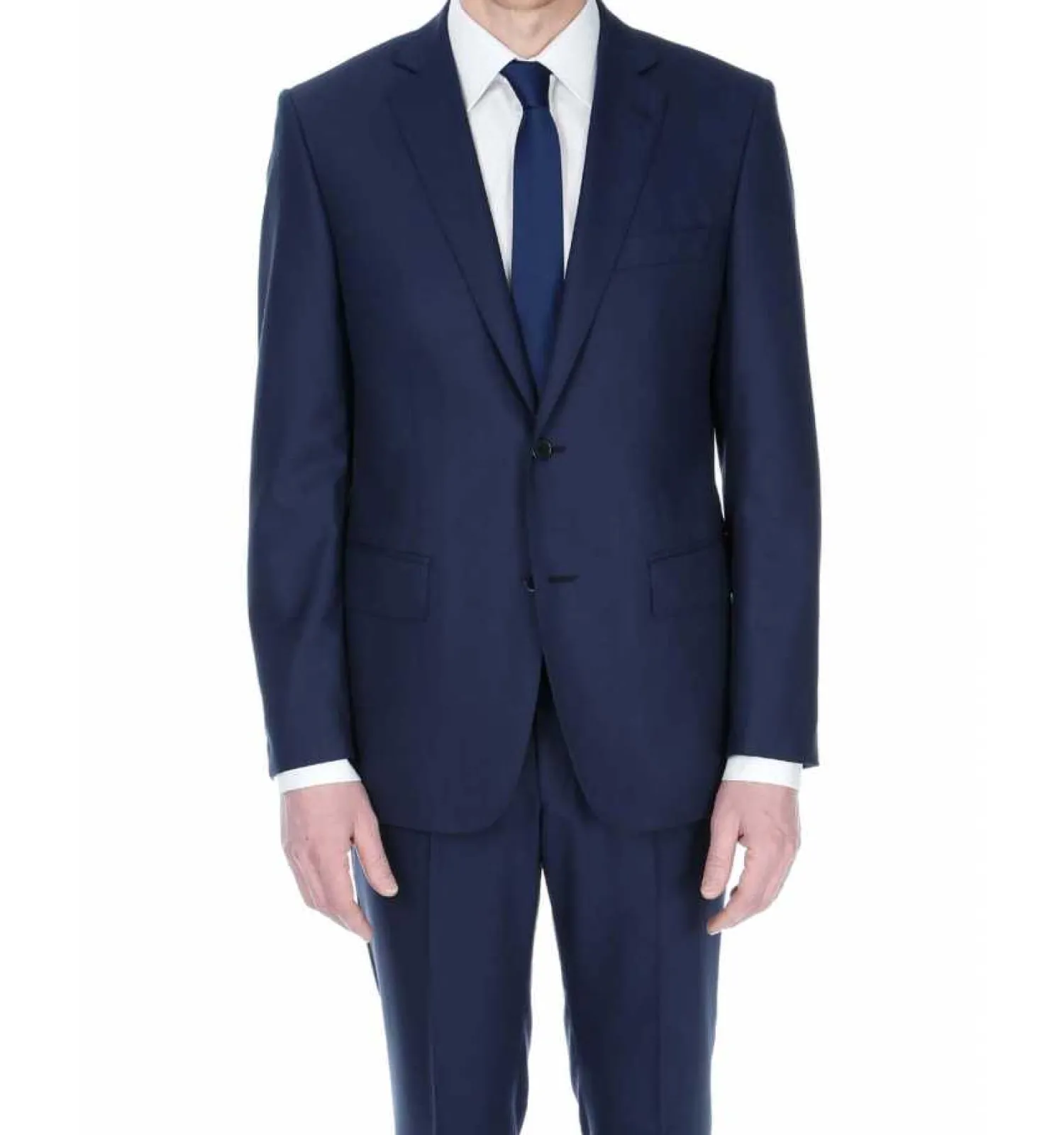 Homme Bruce Field Costume Dario ajusté pure laine Super 110's Vitale Barberis Canonico