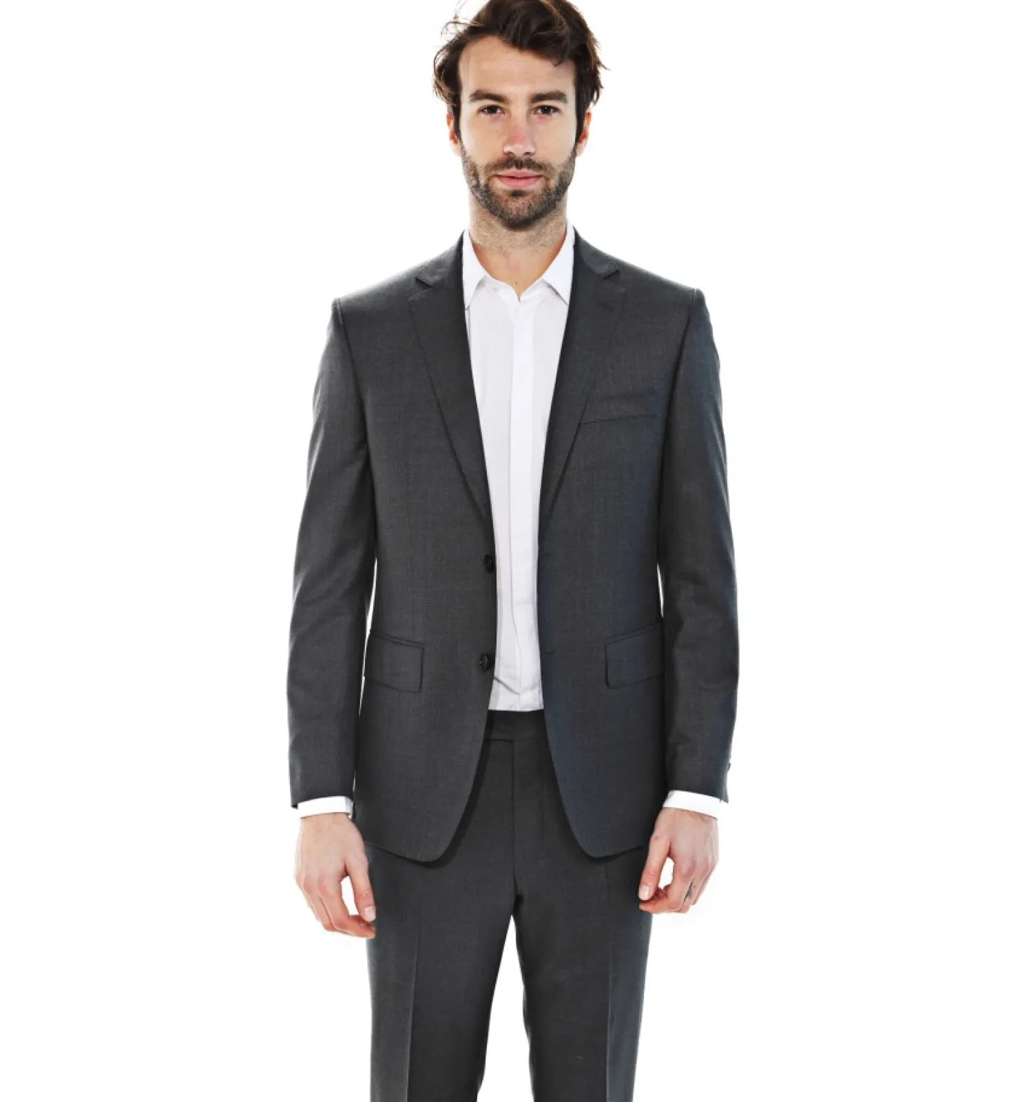 Homme Bruce Field Costume Dario ajusté pure laine Super 110's Vitale Barberis Canonico