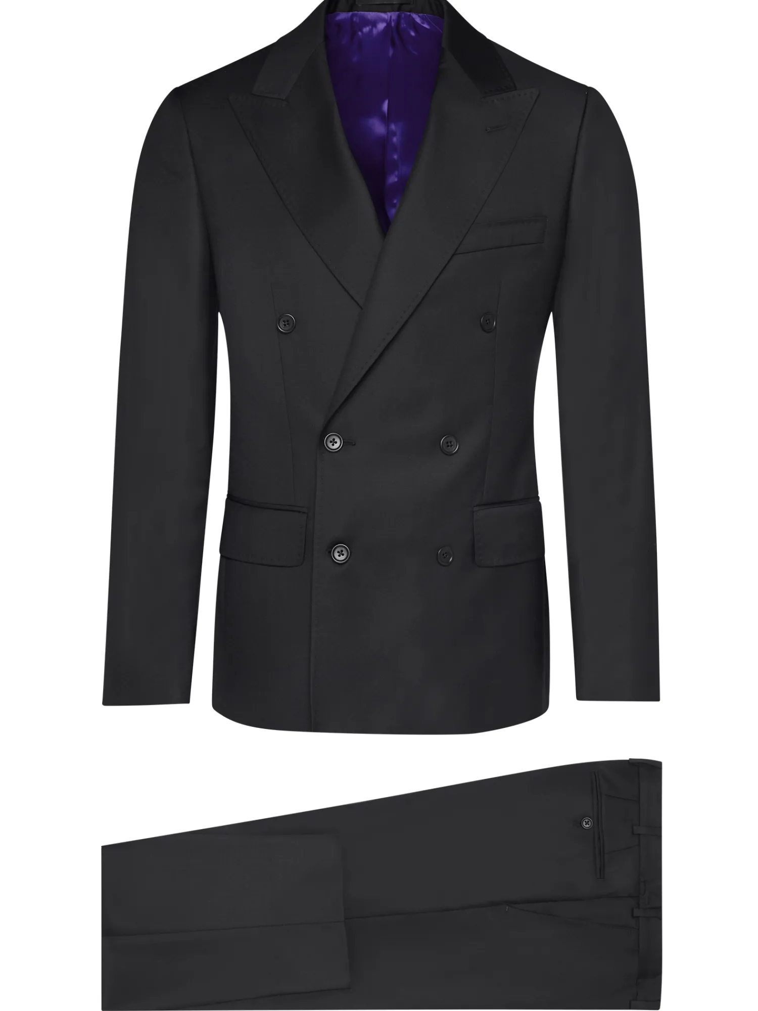 Homme Bruce Field Costume Mathieu coupe croisée moderne pur laine Vitale Barberis Canonico