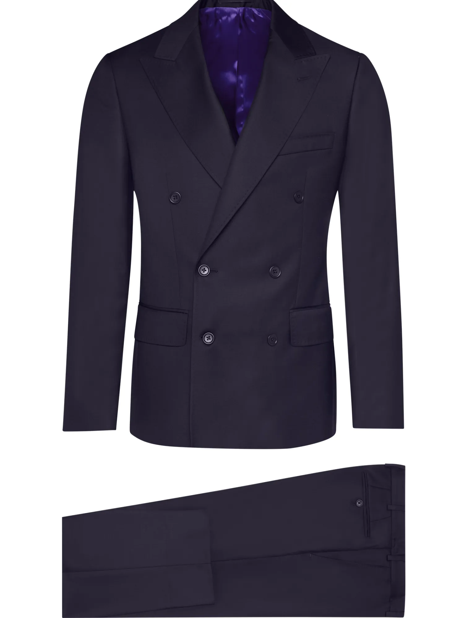 Homme Bruce Field Costume Mathieu coupe croisée moderne pur laine Vitale Barberis Canonico