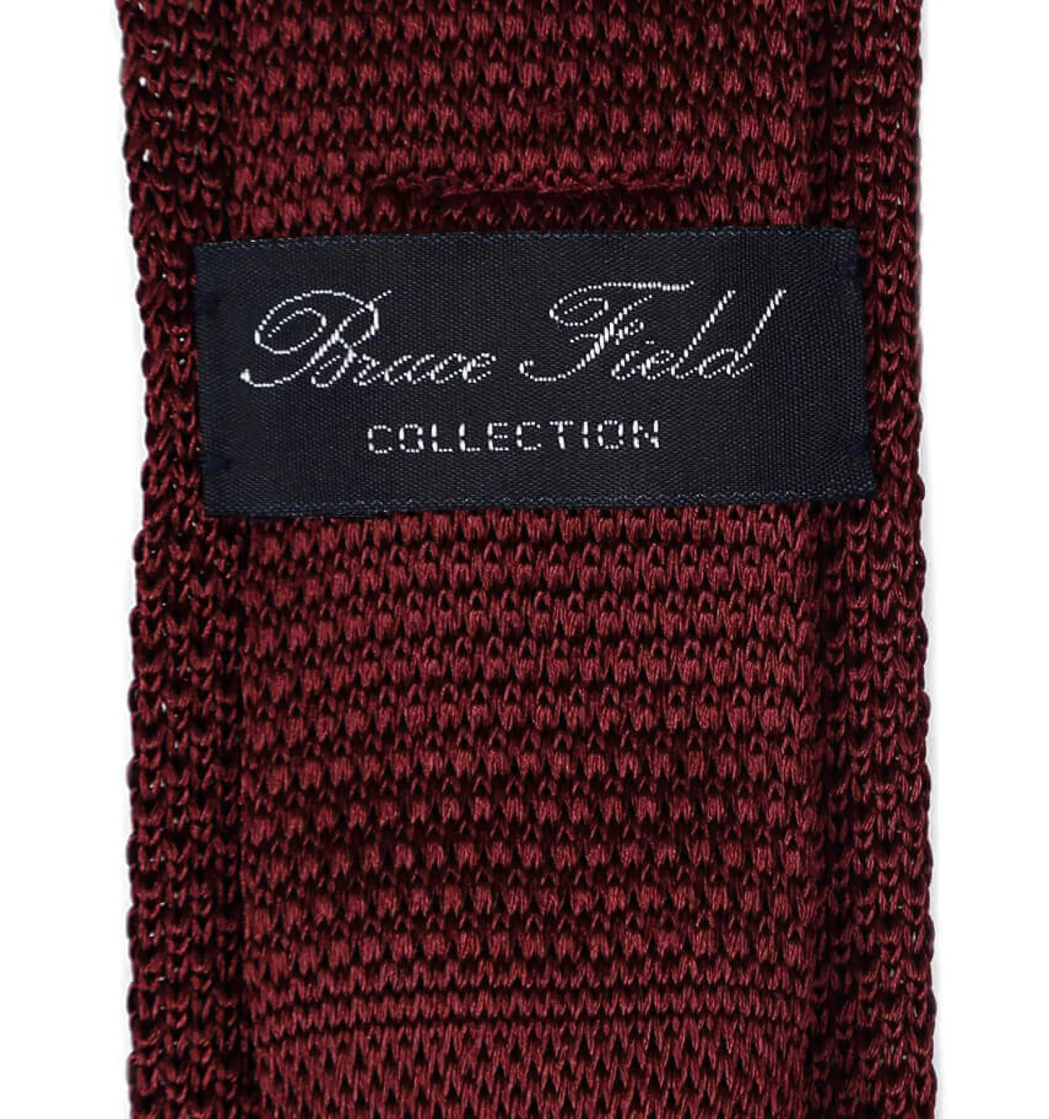 cravate_fine_en_maille_tricot_pure_soie__pois_2-4.webp Bruce Field Cravate fine en maille tricot pure soie à pois