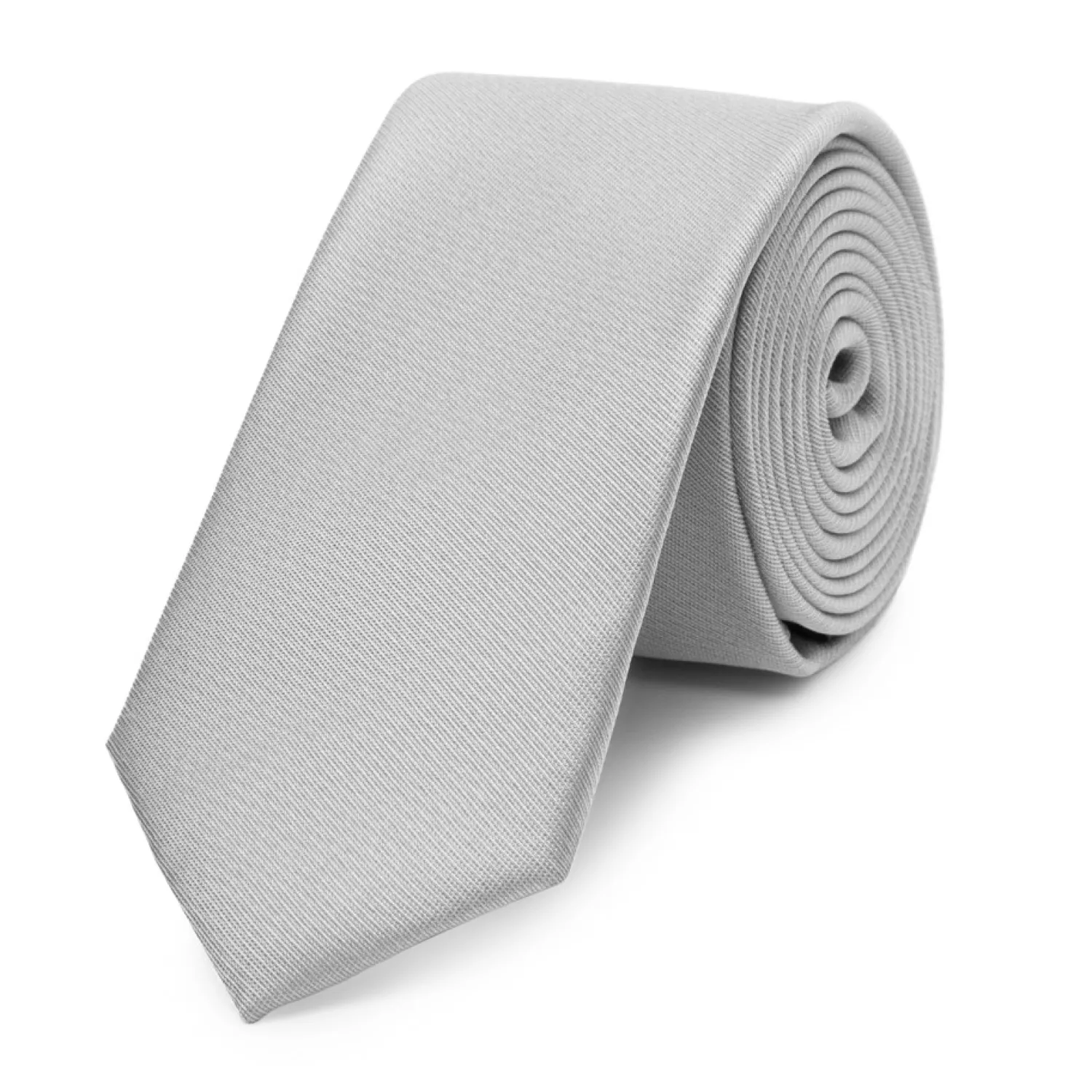 Bruce Field Cravate fine pure soie lisse