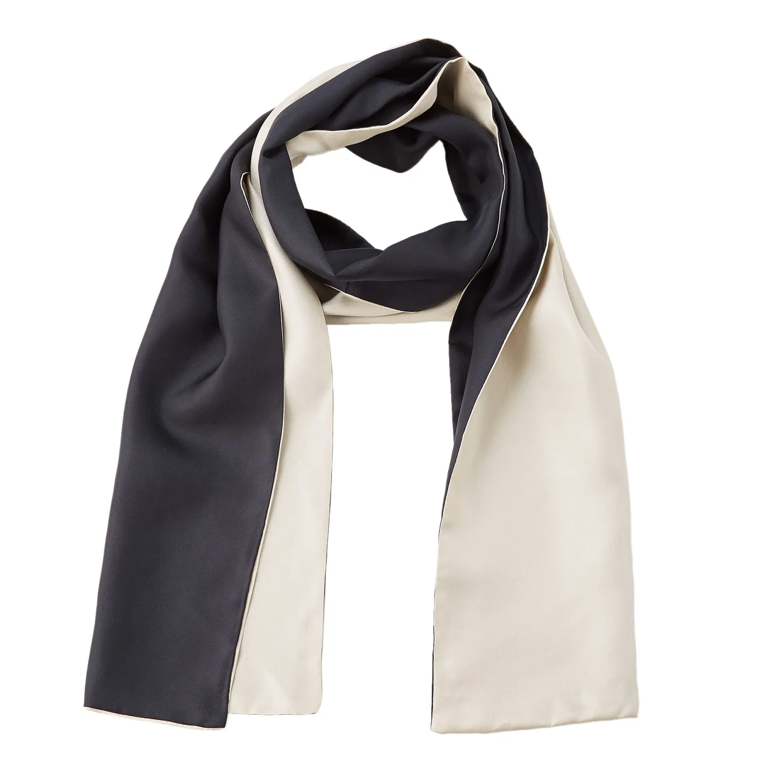 Bruce Field Foulard en pure soie bicolore