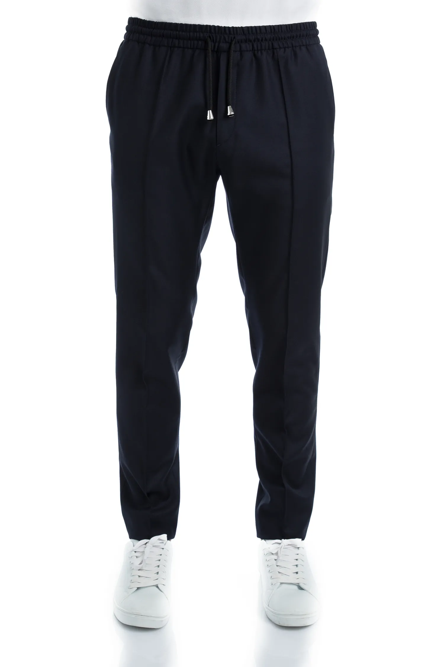 Homme Bruce Field Pantalon Dany fuselé à cordon en pure laine Vitale Barberis Canonico Super 110's