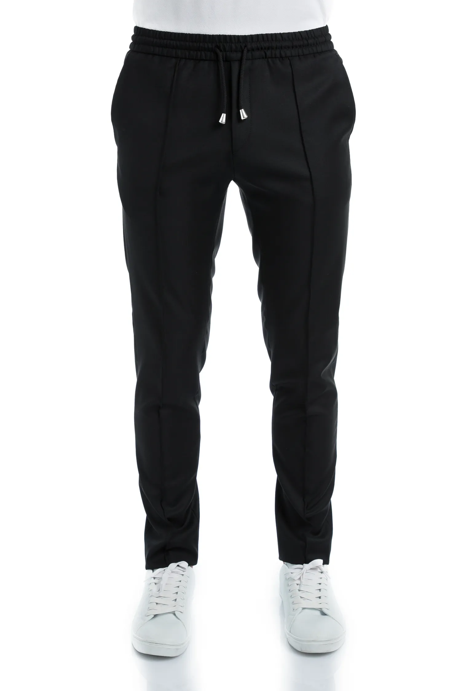 Homme Bruce Field Pantalon Dany fuselé à cordon en pure laine Vitale Barberis Canonico Super 110's