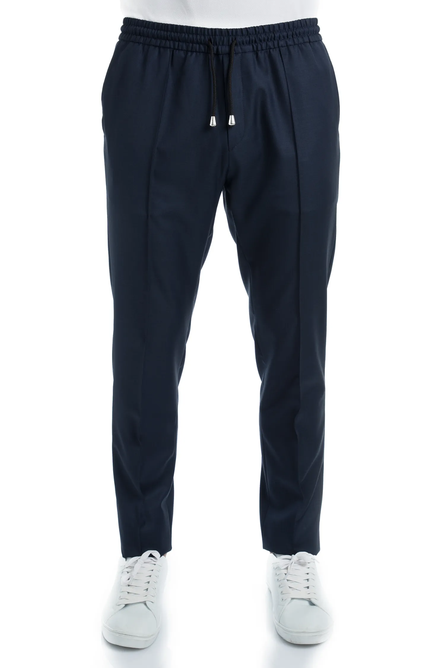 Homme Bruce Field Pantalon Dany fuselé à cordon en pure laine Vitale Barberis Canonico Super 110's