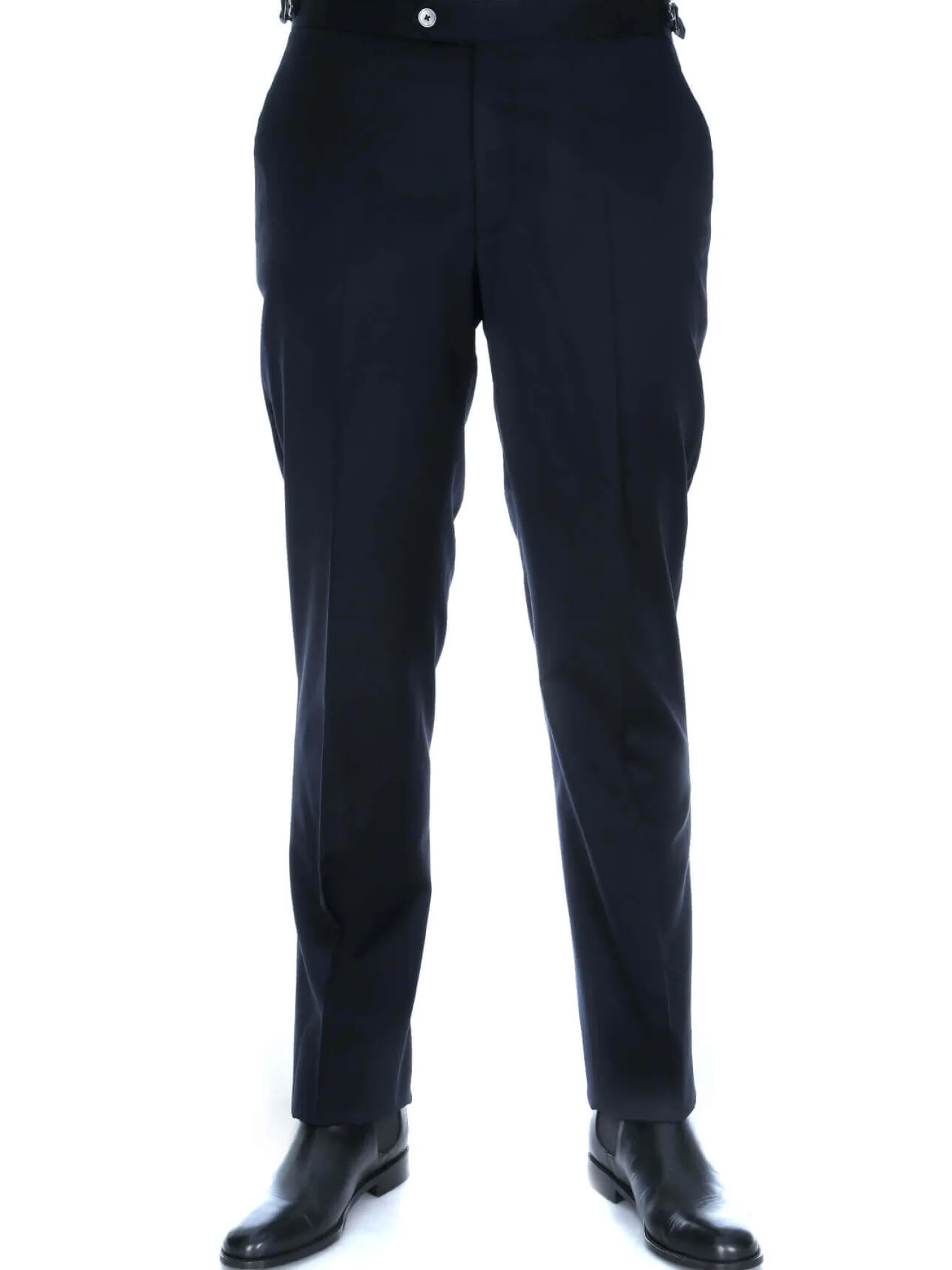 Homme Bruce Field Pantalon homme tour de taille réglable en pure laine Vitale Barberis Canonico
