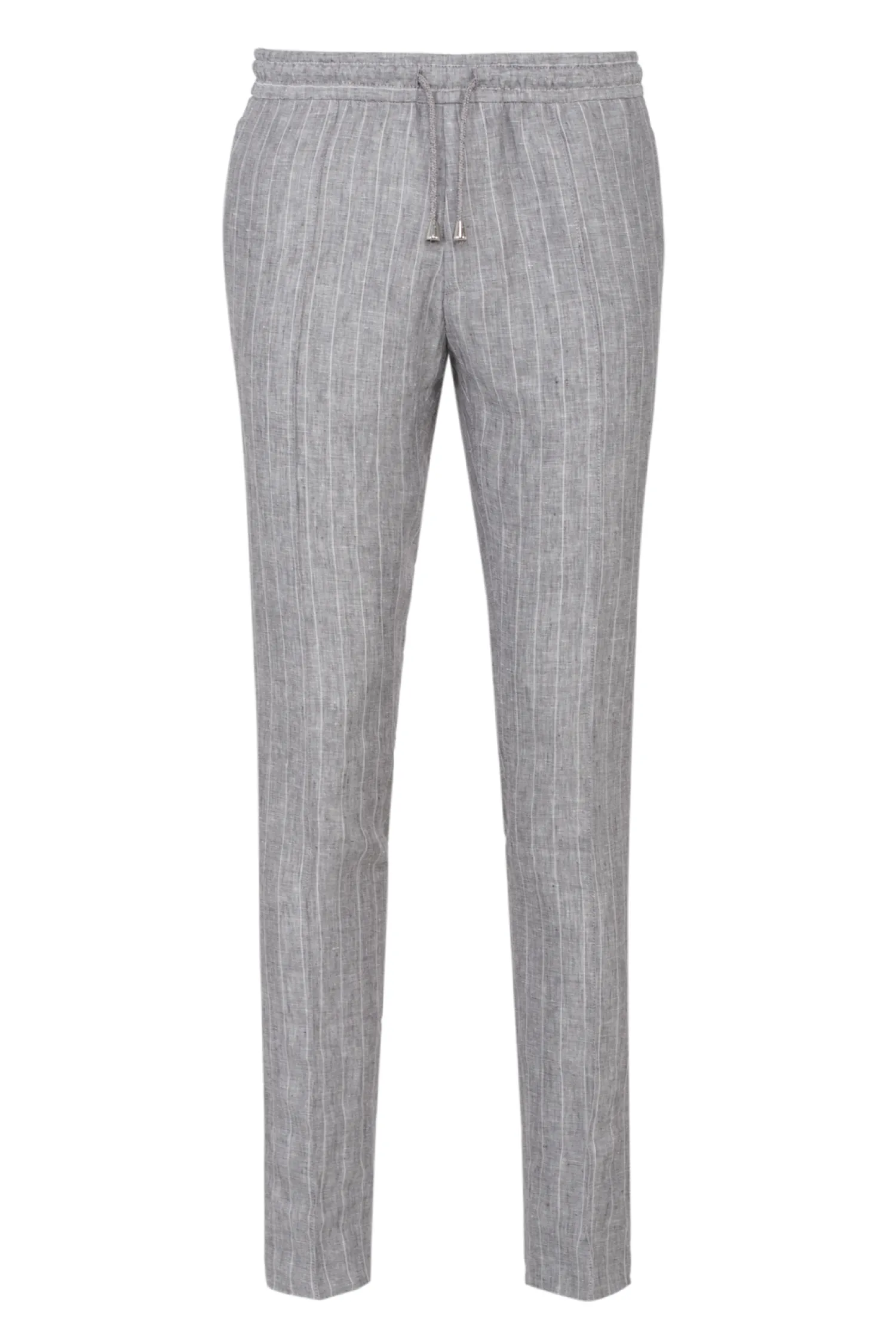 Homme Bruce Field Pantalon rayé fuselé en pur lin à cordon Dany