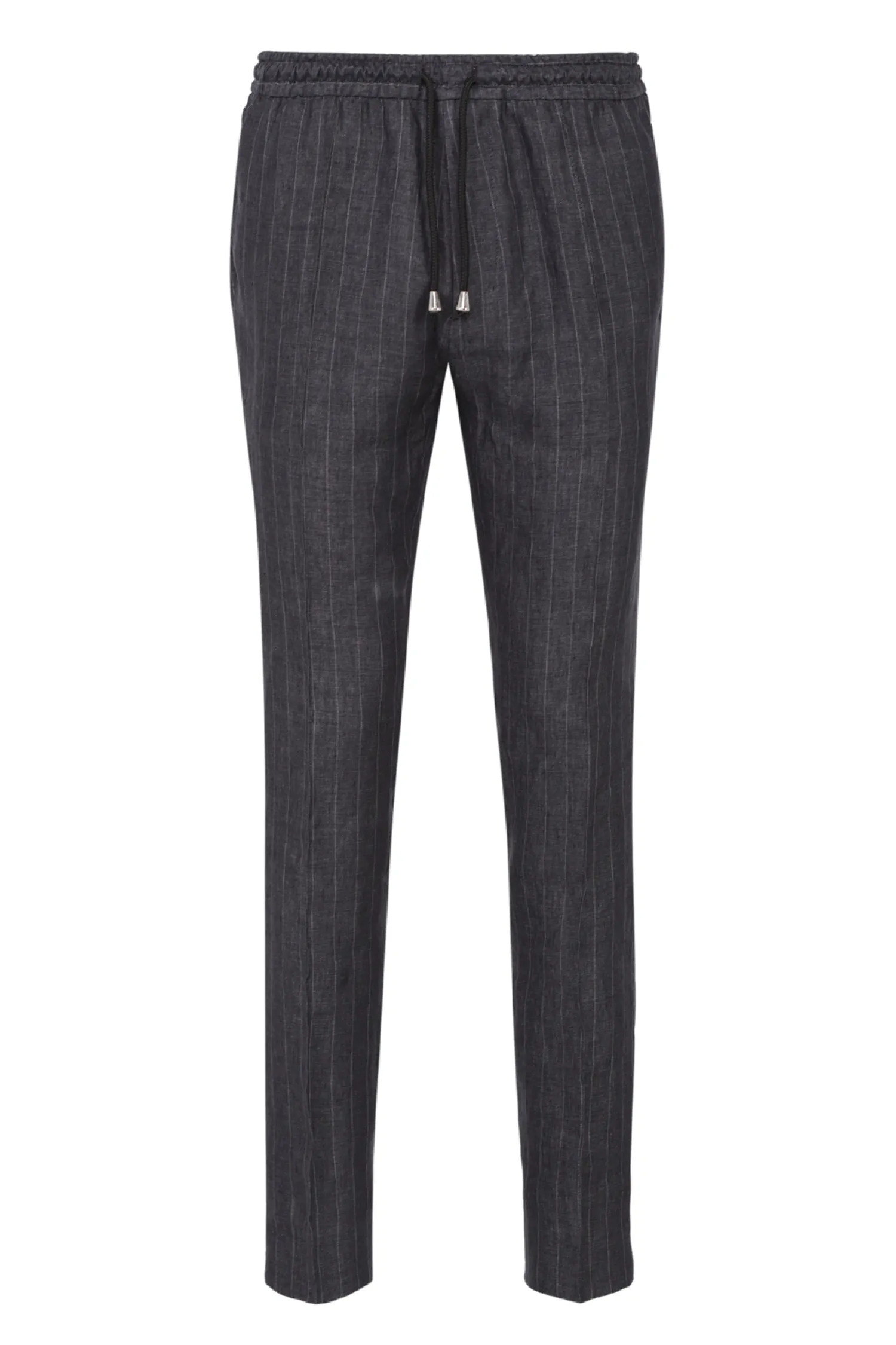 Homme Bruce Field Pantalon rayé fuselé en pur lin à cordon Dany