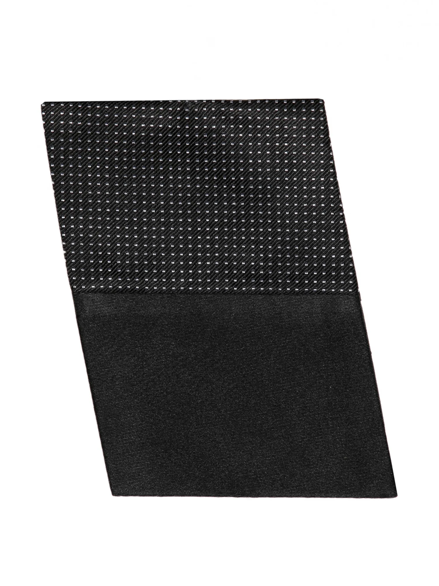 Bruce Field Pochette de costume en pure soie bicolore / fantasy