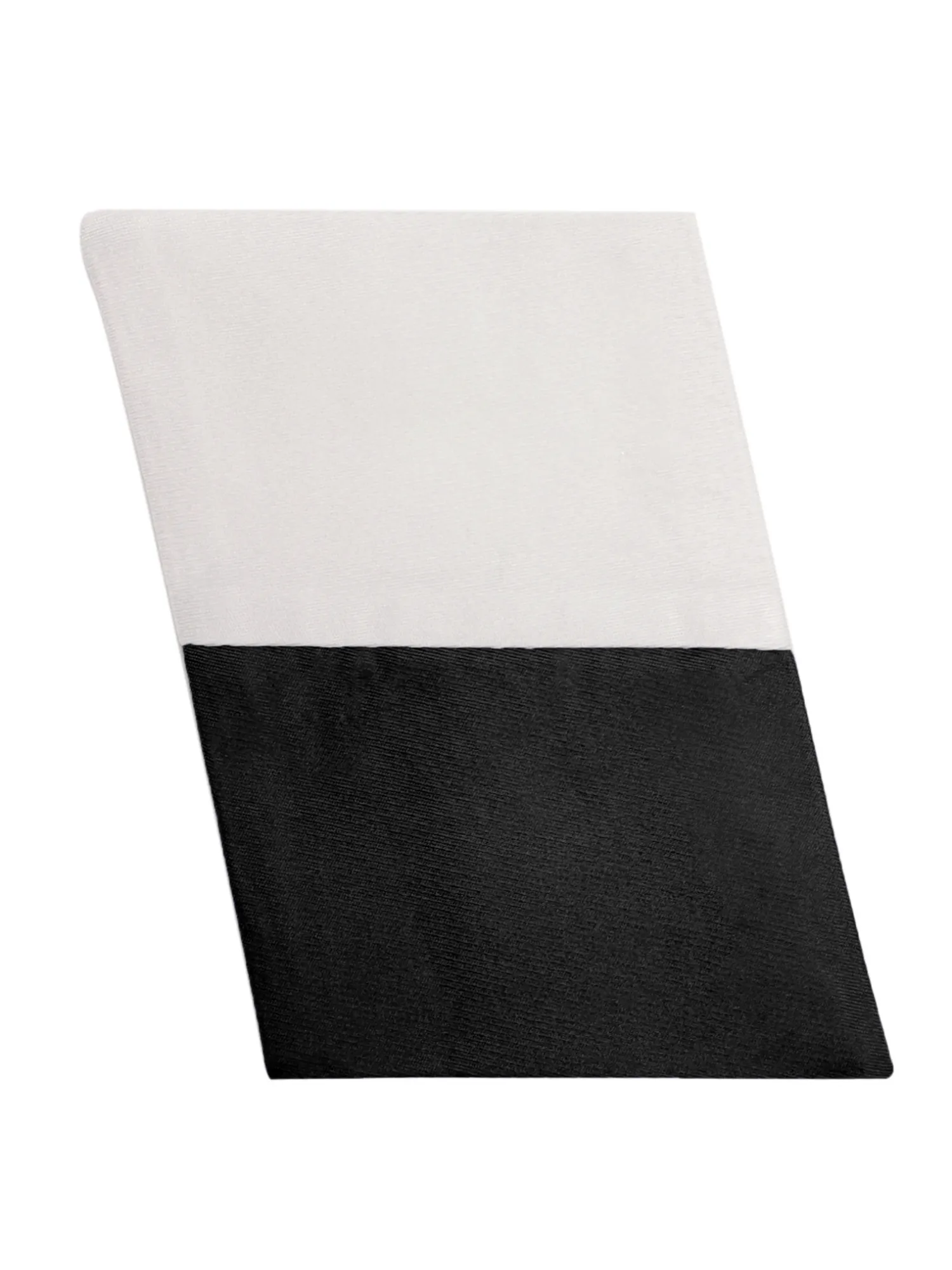 Bruce Field Pochette de costume en pure soie bicolore unie