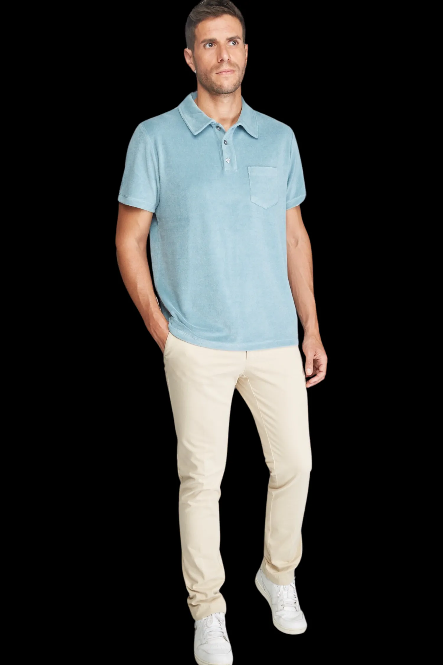 polo_ponge_en_coton_greg_3.webp Homme Bruce Field Polo éponge en coton Greg