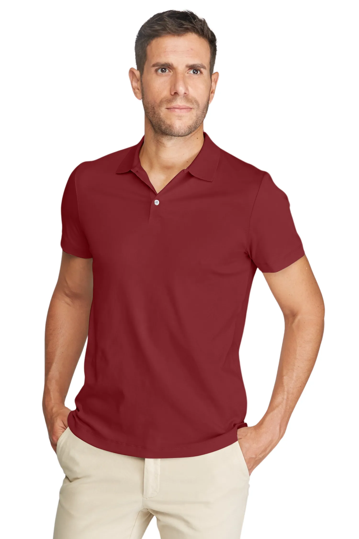 Homme Bruce Field Polo Theo pur coton jersey