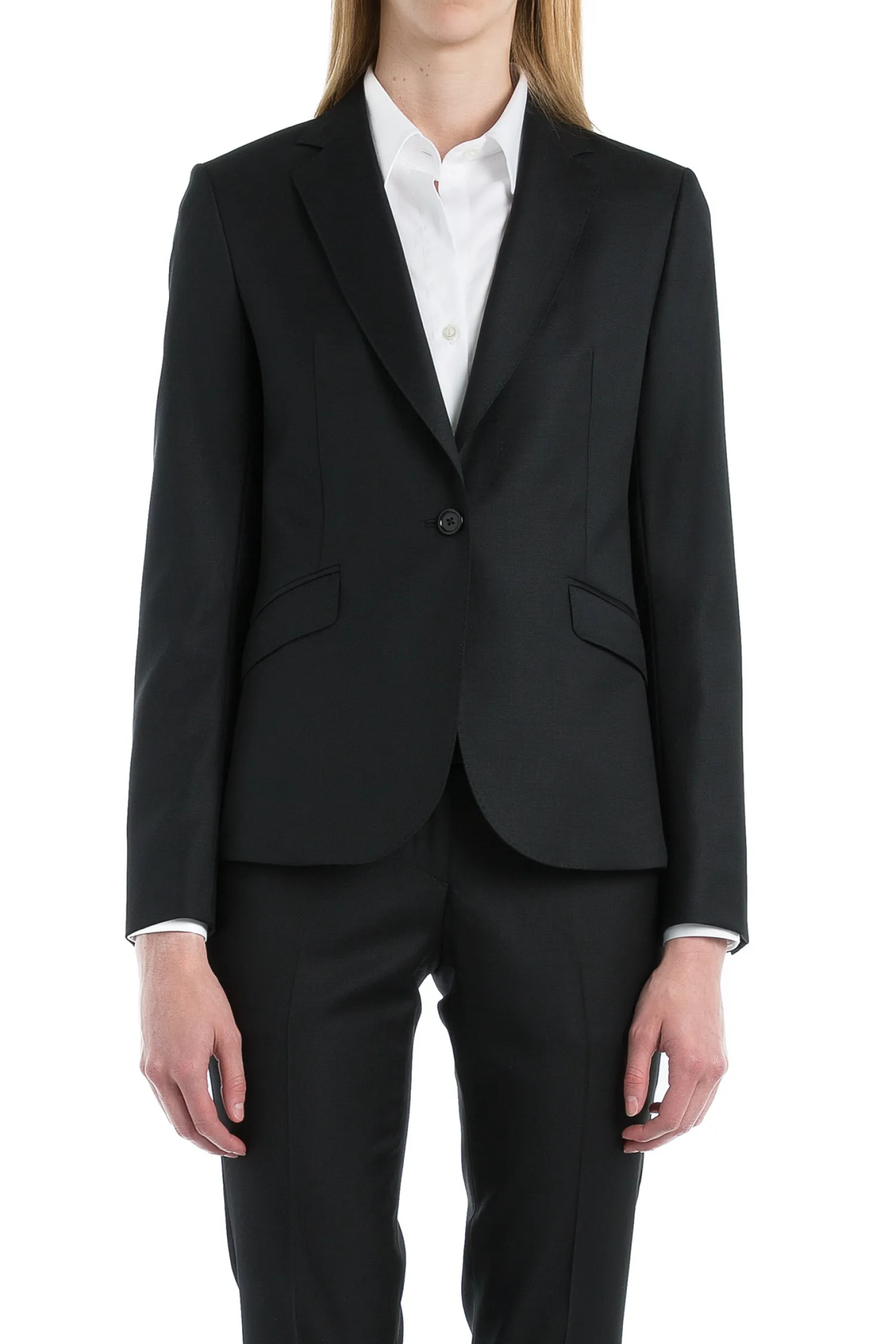 Femme Bruce Field Tailleur cintré pure laine pantalon cigarette Super 110's Vitale Barberis Canonico