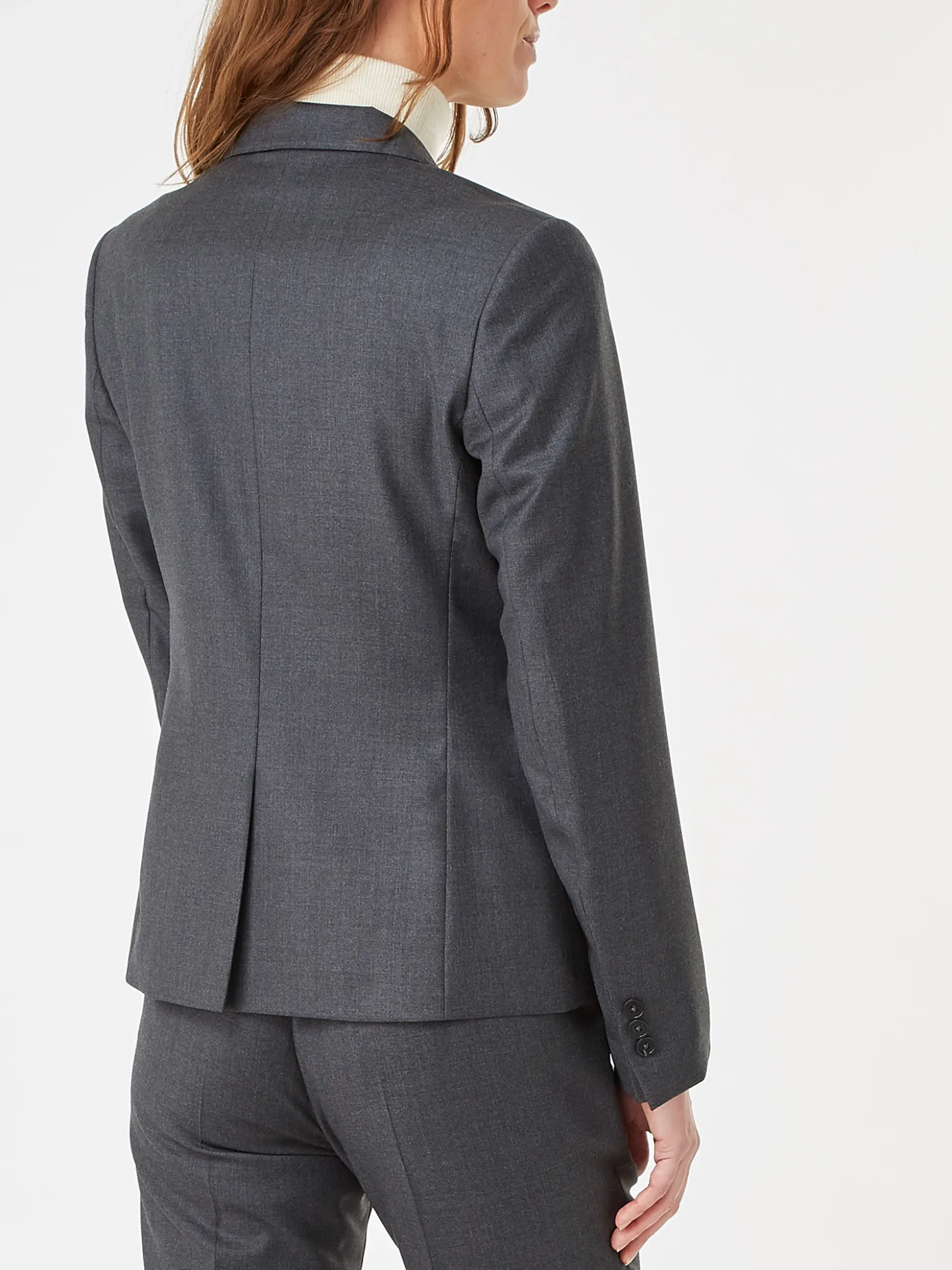 Femme Bruce Field Tailleur cintré pure laine pantalon cigarette Super 110's Vitale Barberis Canonico