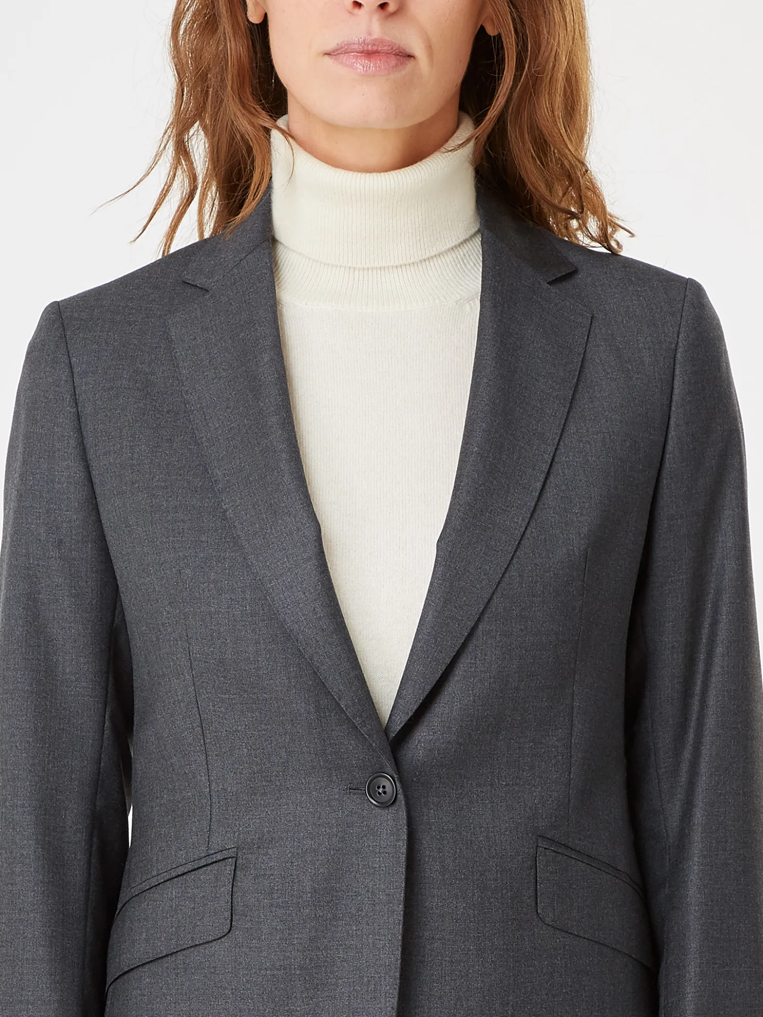 Femme Bruce Field Tailleur cintré pure laine pantalon cigarette Super 110's Vitale Barberis Canonico