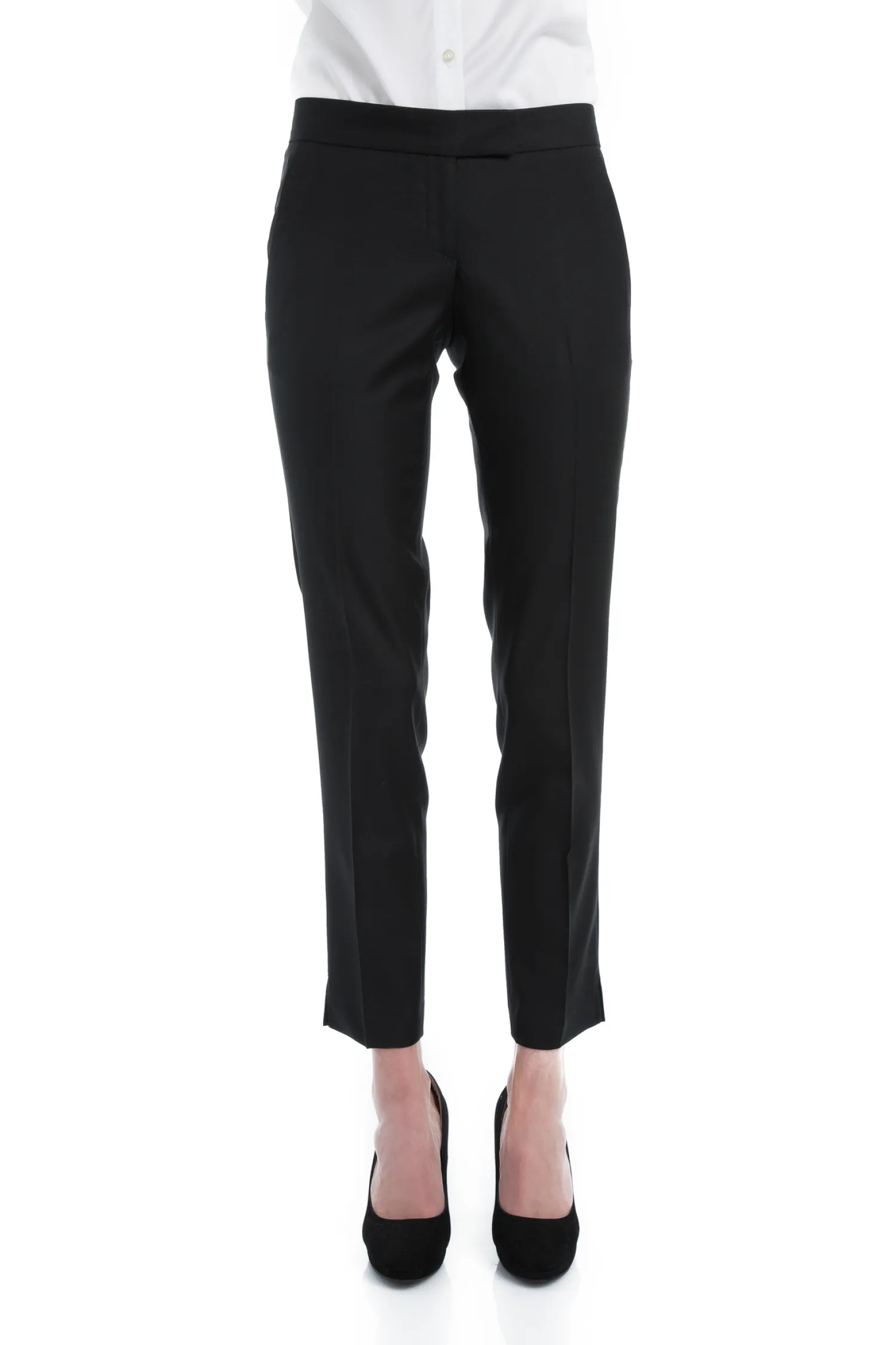 Femme Bruce Field Tailleur cintré pure laine pantalon cigarette Super 110's Vitale Barberis Canonico