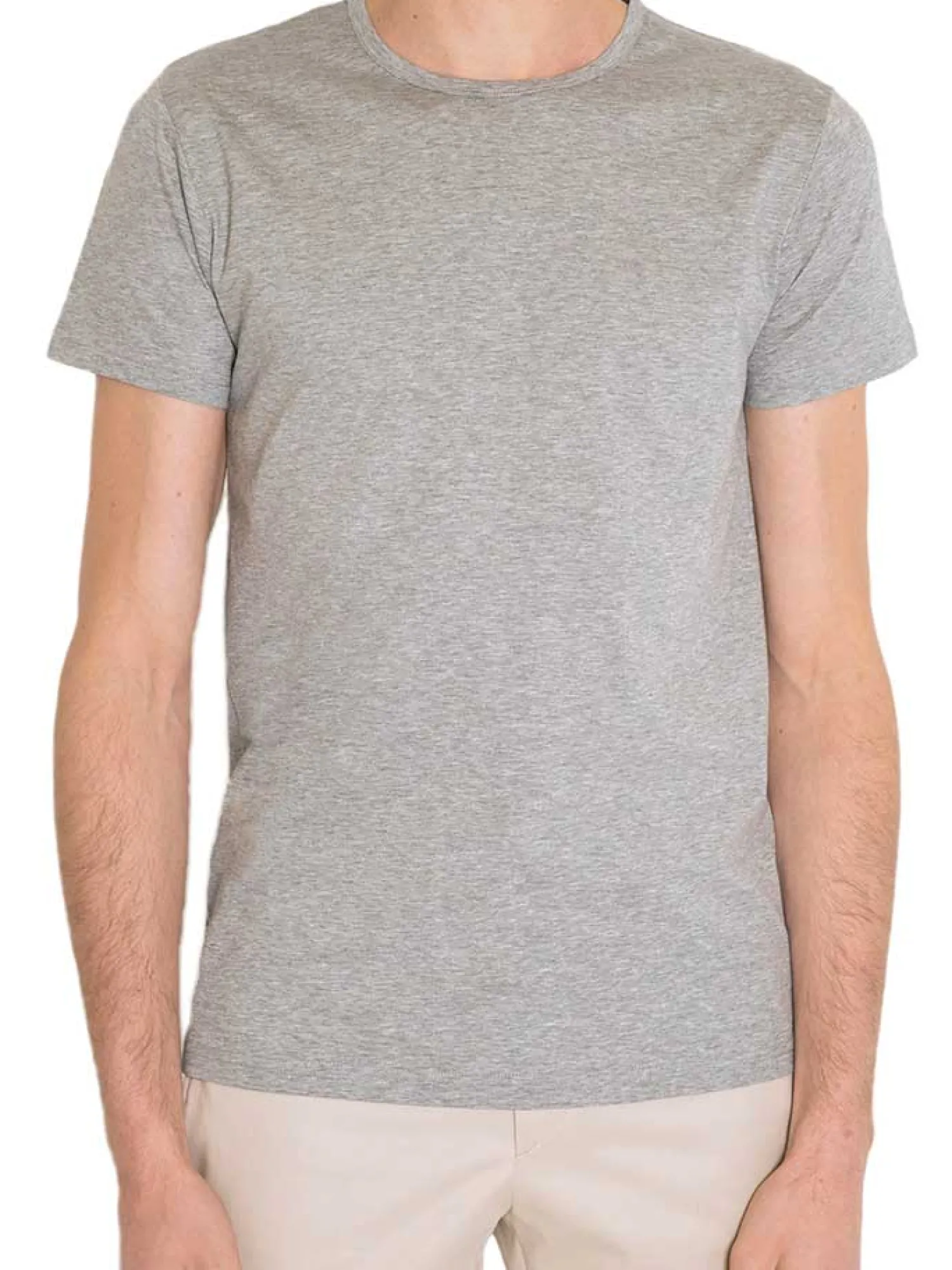 Homme Bruce Field T-shirt Vino en fil d'Écosse col rond