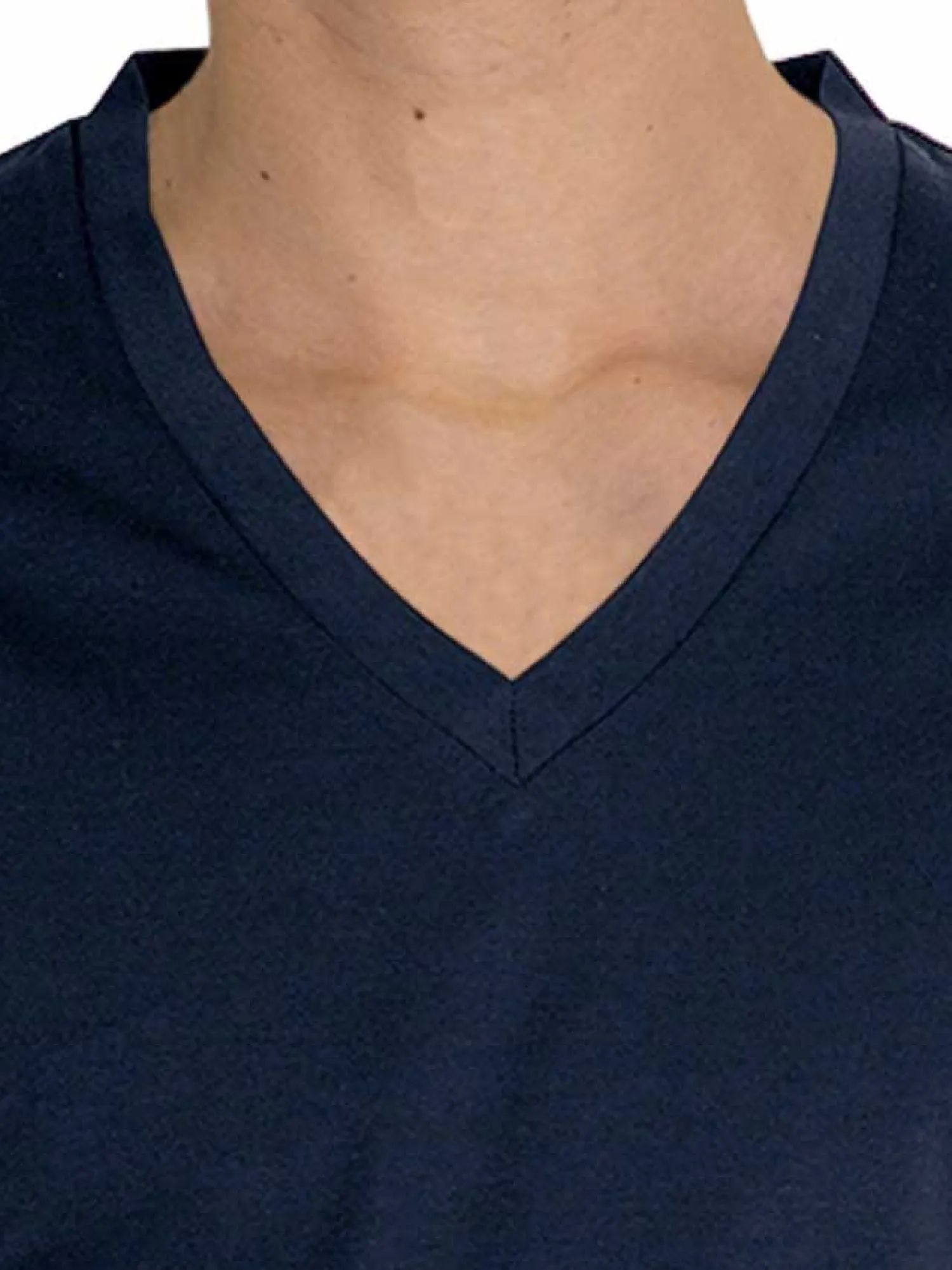 Homme Bruce Field T-shirt Vivien en fil d'Écosse col V